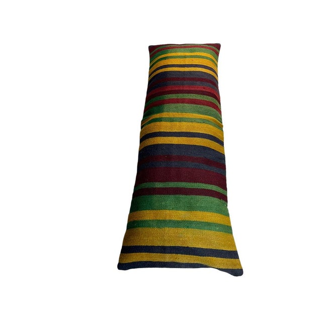 Textile Turkish Kilim Cushion Cover, 1970s For Sale - Image 7 of 11
