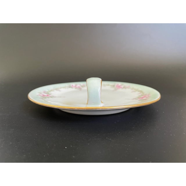 Ceramic Antique Bavarian Porcelain Hand Painted Lemon Server For Sale - Image 7 of 10