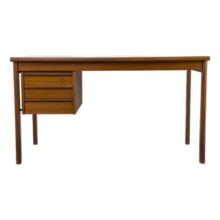 Teak Desk with Movable Table Top from Løvig, 1973 For Sale