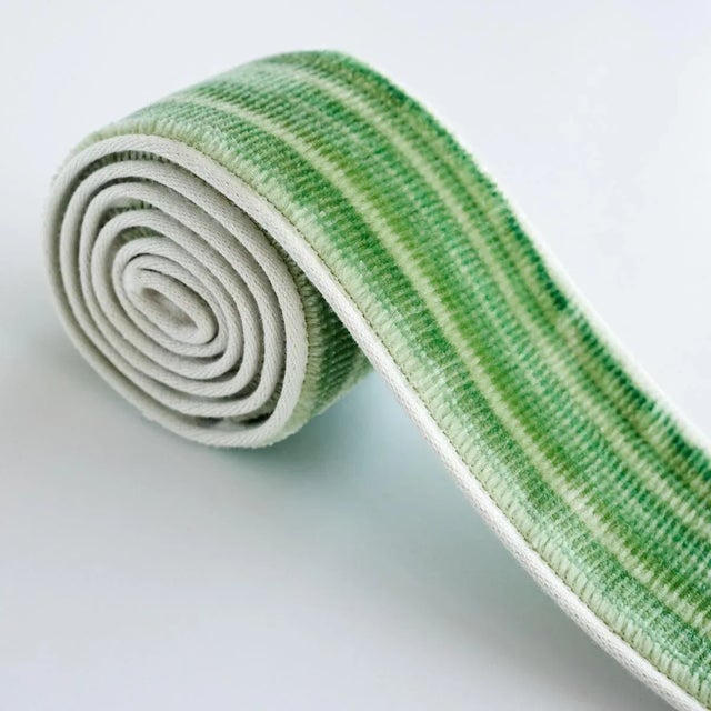 Gaspard Velvet Tape Narrow is a luxurious velvet tape, with its soft and silky pile, irregular tonal stripes and narrow...