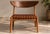 Mid-Century Modern Pair of Klismos Lounge Chair For Sale - Image 3 of 5