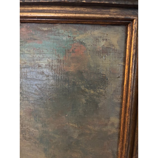 Oil on Board Original Portrait, Signed and Dated P. Zurini, 1948 For Sale - Image 14 of 15