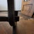 Wood Rustic Walnut-Stained Fratino Table with Sawhorse Legs For Sale - Image 7 of 12