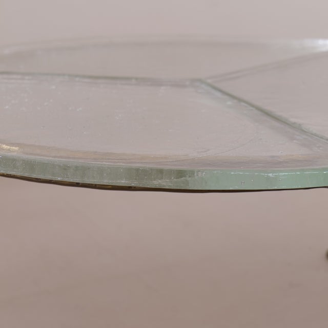 Round Coffee Table in Wrought Bronze by Lothar Klute, 1980 For Sale - Image 9 of 13
