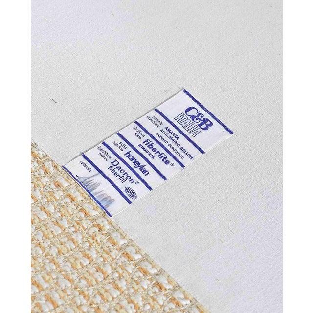 Beige Amanta Armchairs by Mario Bellini for C&B Italia, Italy, 1973, Set of 9 For Sale - Image 8 of 9