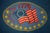 Traditional Hand Needlepoint 1776 Bicentennial 13 Star Us Flag For Sale - Image 3 of 5
