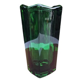 Vintage Glass Vase by Jiri Zejmon for Rosice Glassworks, 1960s For Sale