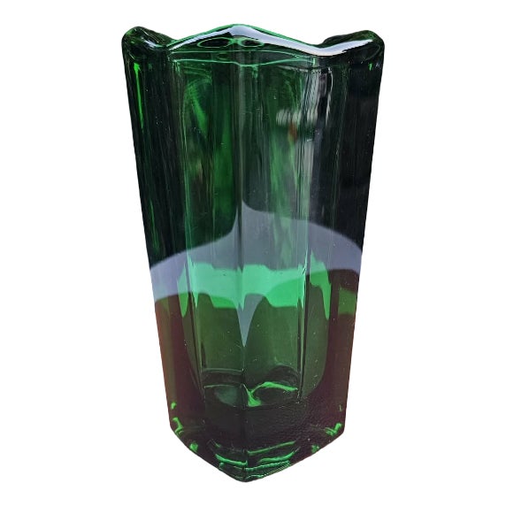 Vintage Glass Vase by Jiri Zejmon for Rosice Glassworks, 1960s For Sale