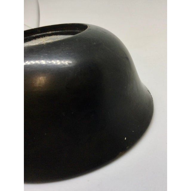 Vintage Japanese Guild Gold Hand Painted Lacquer Bowl For Sale - Image 10 of 13