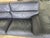 1970s Saporiti Italia Black Leather Sofa by Giovanni Offredi For Sale - Image 5 of 11