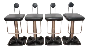 Vintage Birillo Bar Stools by Joe Colombo for Zanotta, Set of 4