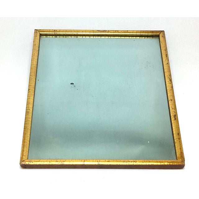 Antique Lemon Gold Frame Mirror 16” by 21”. This is a wonderful frame, nice old age-appropriate condition. It has.square...