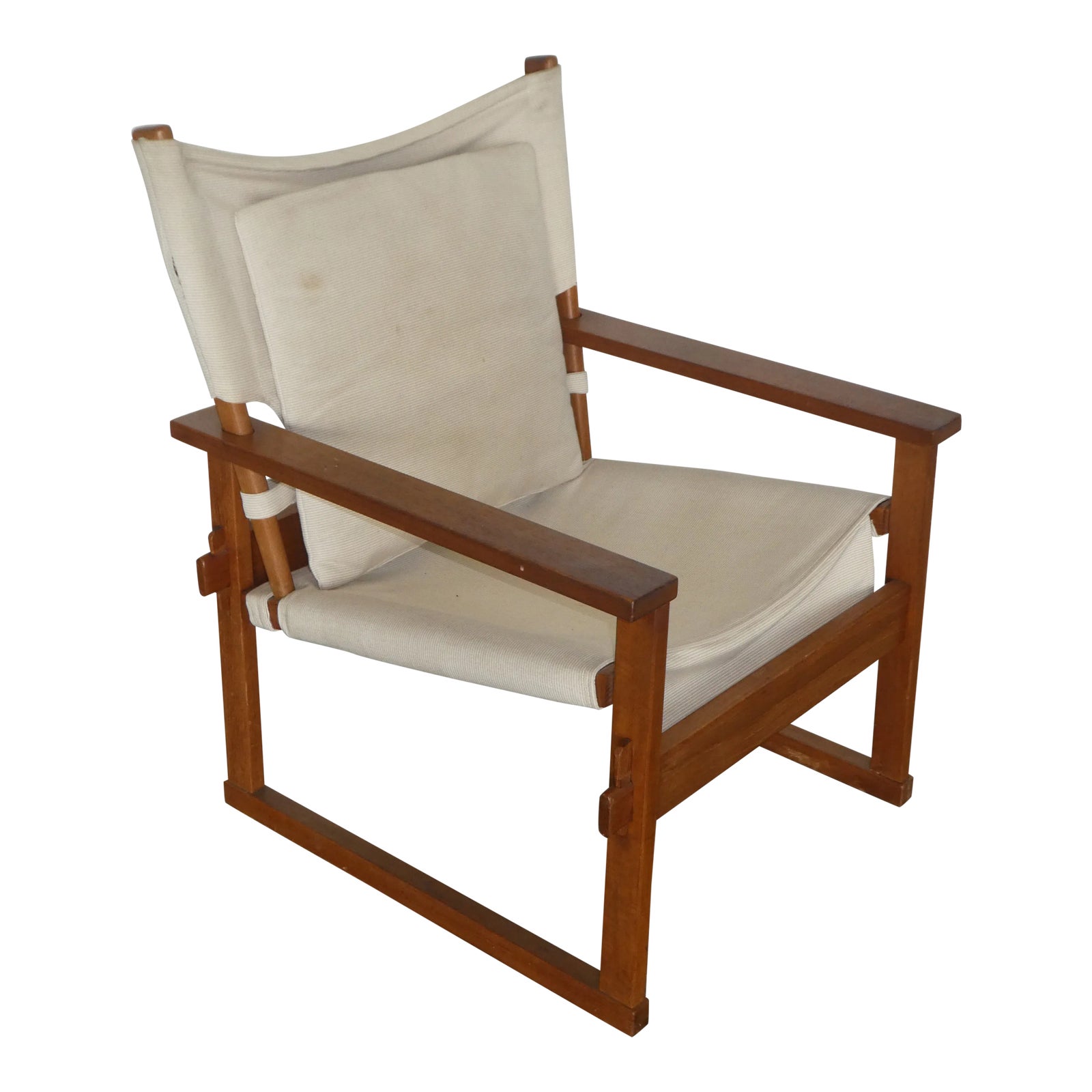 Mid Century Modern Mortise and Tenon Joint Danish Modern Teak Chair