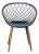 Cb2 Sidera Chair - Sleek Molded Plastic With Solid Ash Wood Legs For Sale