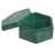 Dress up any surface in your home with this stunning large malachite box. Dimensions: L 6" x W 7" x H 3.25" Origin: Found...