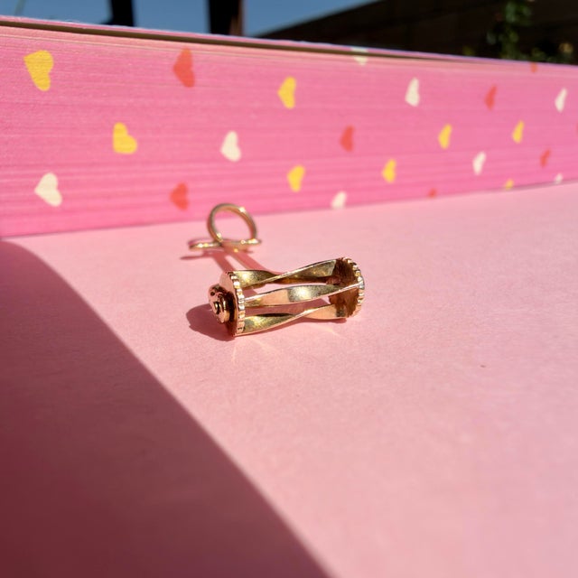 Vintage 10k Articulating Hand Push Lawn Mower Charm For Sale In Los Angeles - Image 6 of 9