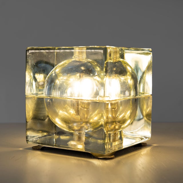 1960s Cubosfera Lamp by Alessandro Mendini for Fidenza Vetraria, Italy, 1960s For Sale - Image 5 of 10