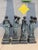 Late 20th Century Late 20th Century Set of Four “The Four Seasons” Monumental Bronze Garden Statues For Sale - Image 5 of 12