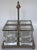 Silver Vintage Pewter Tone Four Well Flatware Caddy For Sale - Image 8 of 15