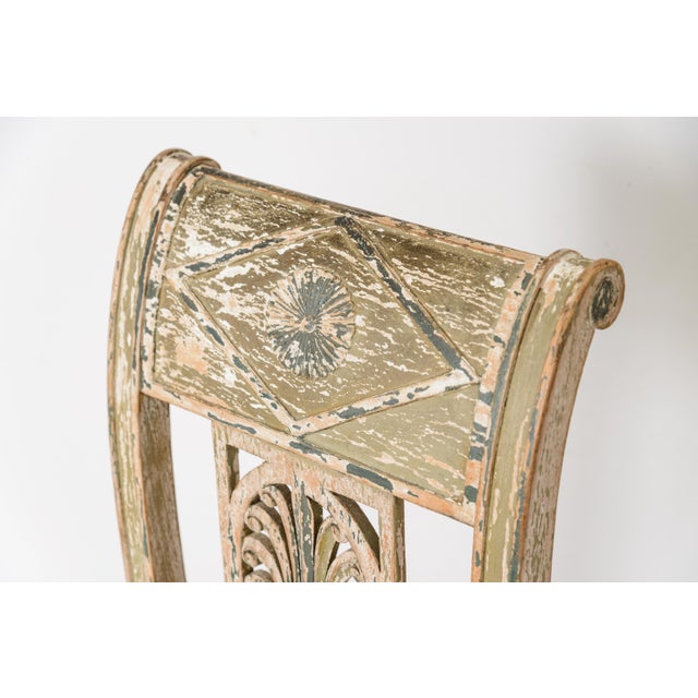 Pair of French Period Directoire Neoclassical Side Chairs, C. 1795 For Sale In West Palm - Image 6 of 12