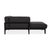 Elm Chaise Lounge in Anthracite Upholstery and Oak by Jehs & Laub for Cor For Sale - Image 11 of 13