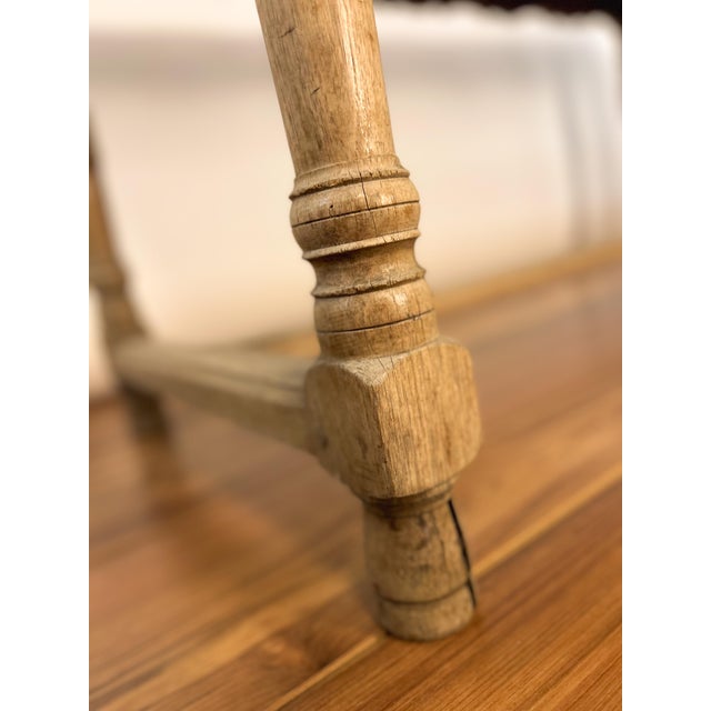 Ecru Late 19th French Oak Draper’s Table For Sale - Image 8 of 12