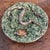 Antique Portuguese Manuel Mafra Palissy Style Snake Plate For Sale In Providence - Image 6 of 6