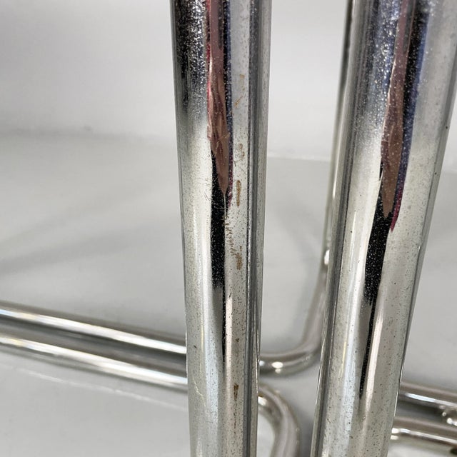 Italian Modern Dining Table in Smoked Glass and Steel, 1970s For Sale - Image 16 of 18