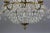 French Louis XVI Style Brass and Crystal Basket 9-Light Chandelier For Sale - Image 14 of 18