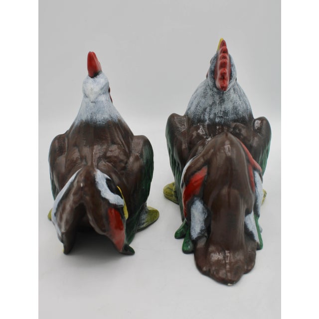 Ceramic Vintage Farmhouse Ceramic Chickens For Sale - Image 7 of 12