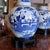 Wood Pair of Chinese Blue and White Figural Decorated Ginger Jars Adapted Into Lamps For Sale - Image 7 of 12