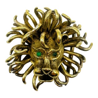 1960s Cartier Lion's Head Trinket or Paper Weight For Sale