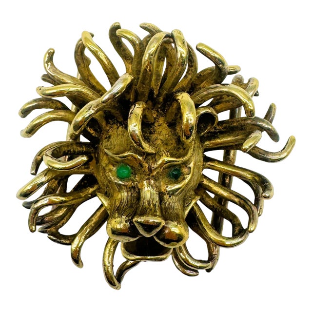 1960s Cartier Lion's Head Trinket or Paper Weight For Sale