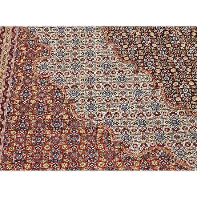 Early 20th Century Tabriz Mahi Rug For Sale - Image 16 of 18