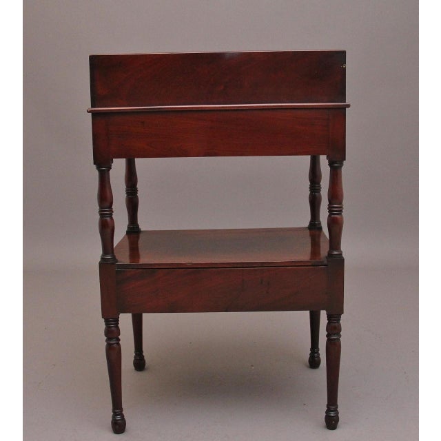 19th Century Early Victorian Mahogany Washstand, 1840s For Sale - Image 14 of 15