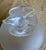 Contemporary Limited Edition 1975 Lalique for Nina Ricci L’Air Du Temps Frosted Crystal Powder Box, Numbered D-471 For Sale - Image 3 of 9