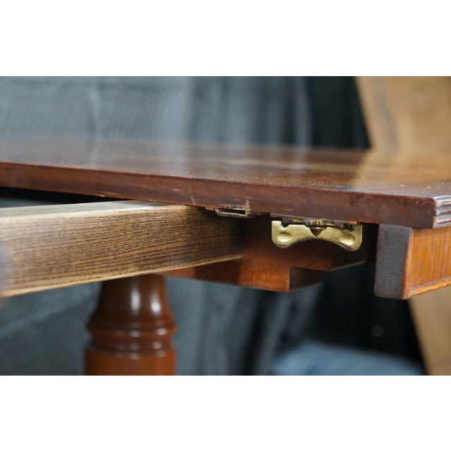 Late 20th Century Handmade English Regency Style Walnut Burl Double Pedestal Banquet Dining Table 11' For Sale - Image 11 of 18