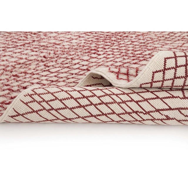 Textile Premium Oversize Hand-Knotted Moroccan Wool Rug | 13'10" X 10'2" | One of a Kind For Sale - Image 7 of 7