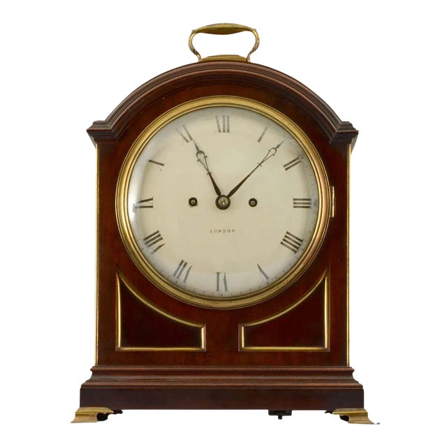 19th Century English Regency Bracket Clock For Sale