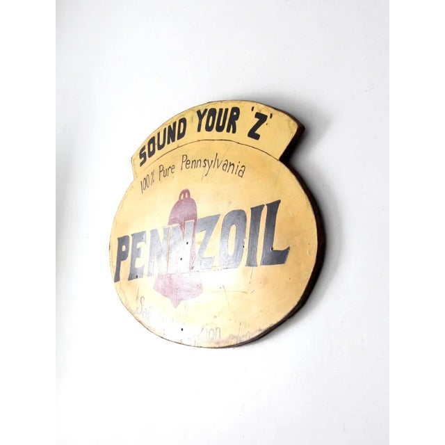 Vintage Pennzoil Sign For Sale - Image 4 of 10