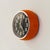 Space Age Orange Wall Clock by Milvox, 1970s For Sale - Image 3 of 13