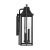 Transitional Sean Lavin by Visual Comfort Studio Wellsworth 3-Light Outdoor Small Lantern Sconce in Textured Black For Sale - Image 3 of 6