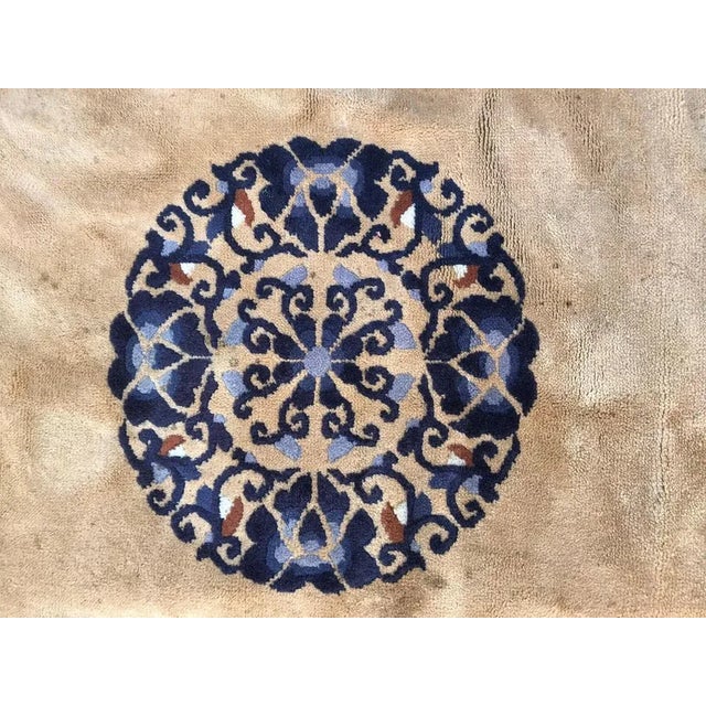 Vintage European Chinese Style Rug For Sale - Image 4 of 14