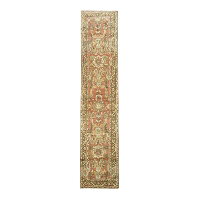 Vintage Persian Mahal Runner - 2'6" x 11'3" For Sale