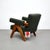Capitol Complex Teak and Green Leather 053 Armchair by Pierre Jeanneret for Cassina For Sale - Image 6 of 15