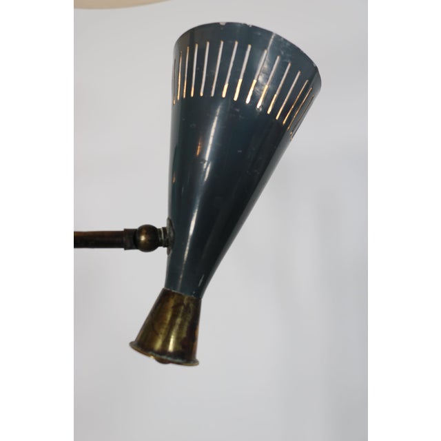 Italian Floor Lamp with Lacquered Aluminum, 1950s For Sale - Image 16 of 18