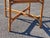 Vintage Bamboo Side Table With Glass Top For Sale - Image 4 of 12