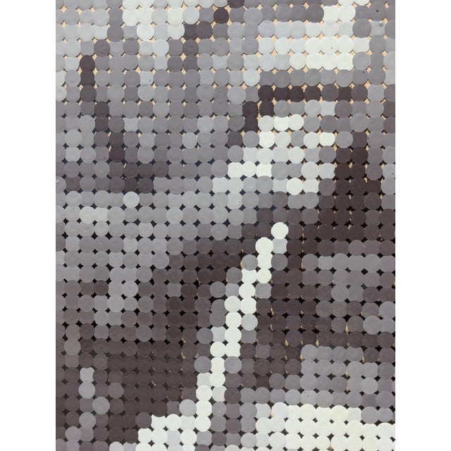 Francisco Vital "Lone Coyote' McGraw" Contemporary Black and White Pixelated Cowboy Portrait, 2025 For Sale - Image 10 of 10