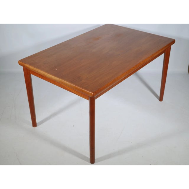 Wood Danish Teak Extendable Dining Table by Henning Kjaernulf for Vejle Möbelfabrik, 1960s For Sale - Image 7 of 12