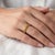 Not Yet Made - Made To Order Classic Citrine Eternity Wedding Band Ring – 18k Gold Plated Birthstone Ring Us 7 For Sale - Image 5 of 5